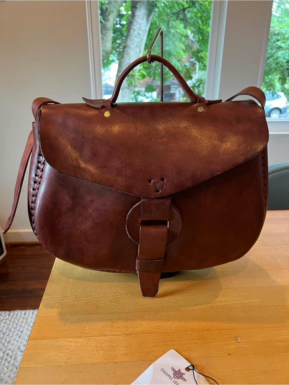 Chuupul Leather Harrison Saddle Tote - Picture 5 of 9